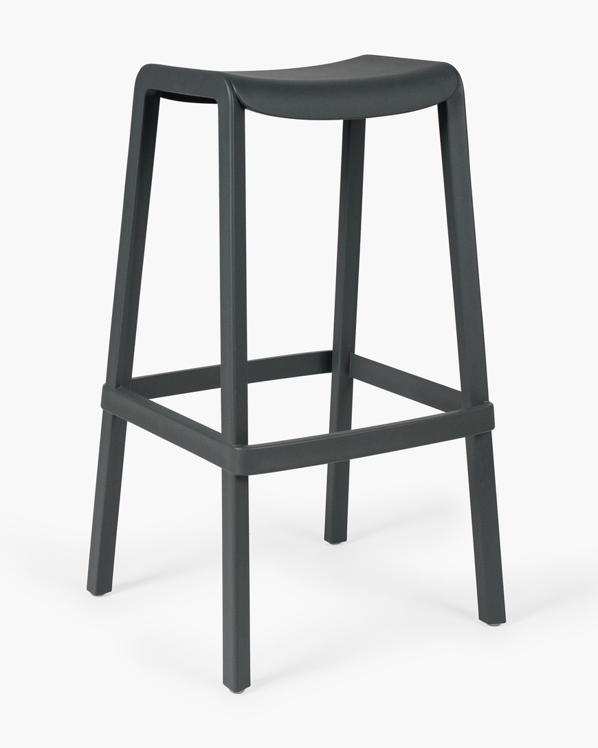 Dome 268 Bar Stool - Anthracite, 76Cm