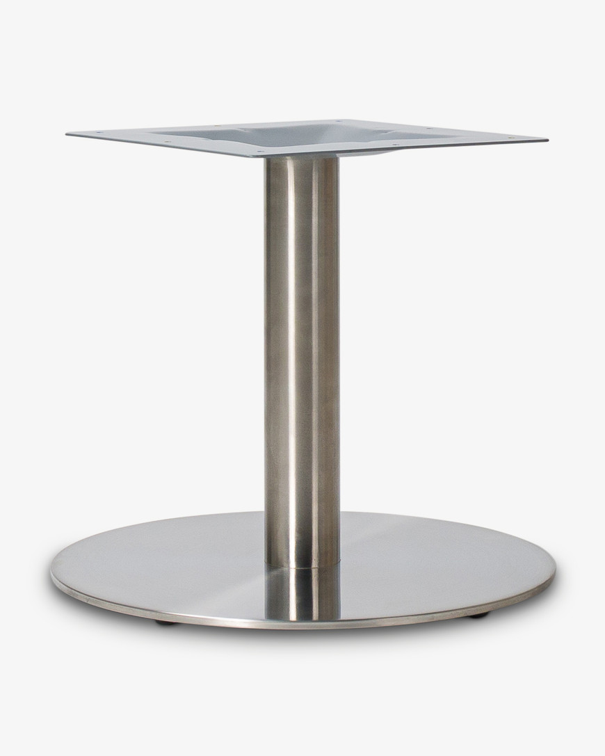 Orion Round Coffee Table Base - 50Cm, Stainless Steel