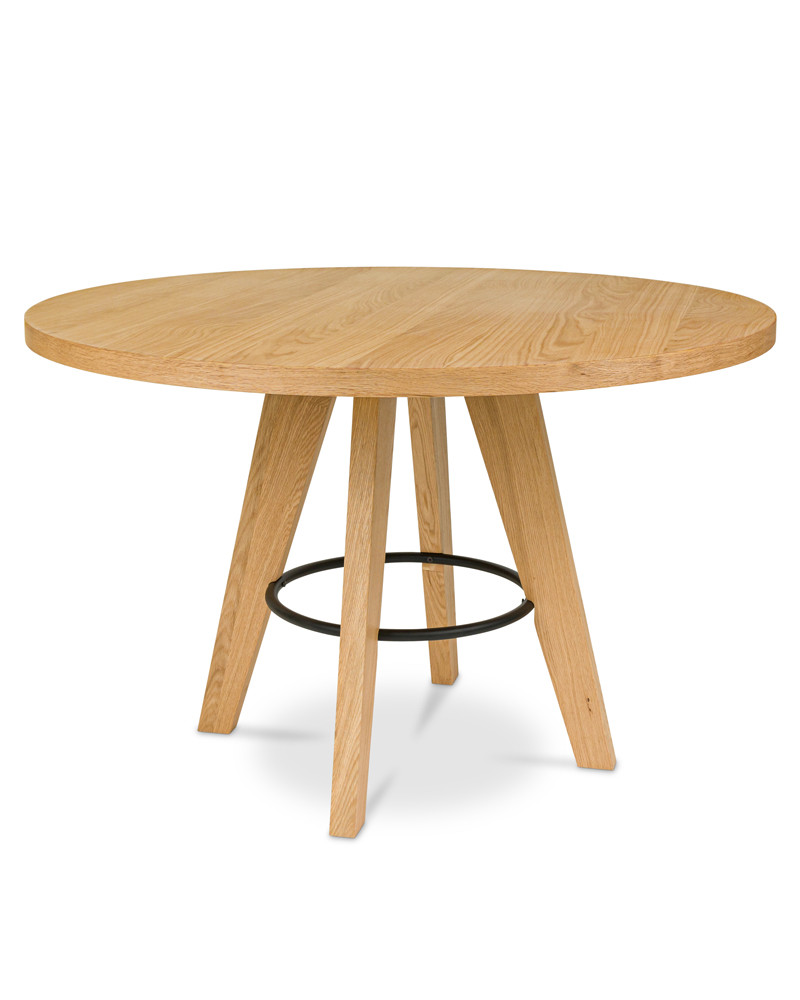 Stockholm Oak Table - 120Cm Dia, Natural