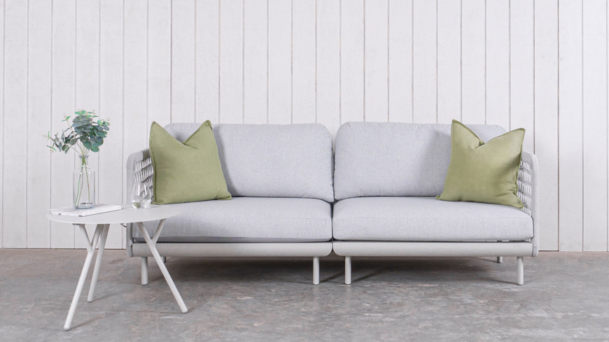 Waiheke Outdoor 2 Seater - Light Grey