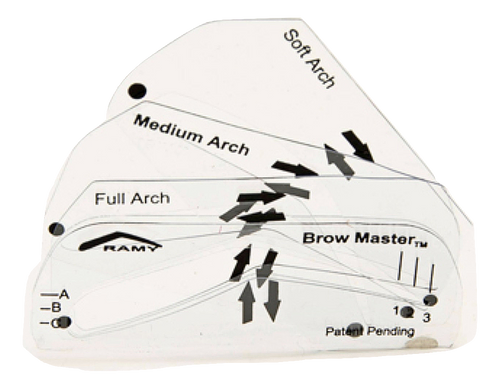 The Brow Master Stencil Set