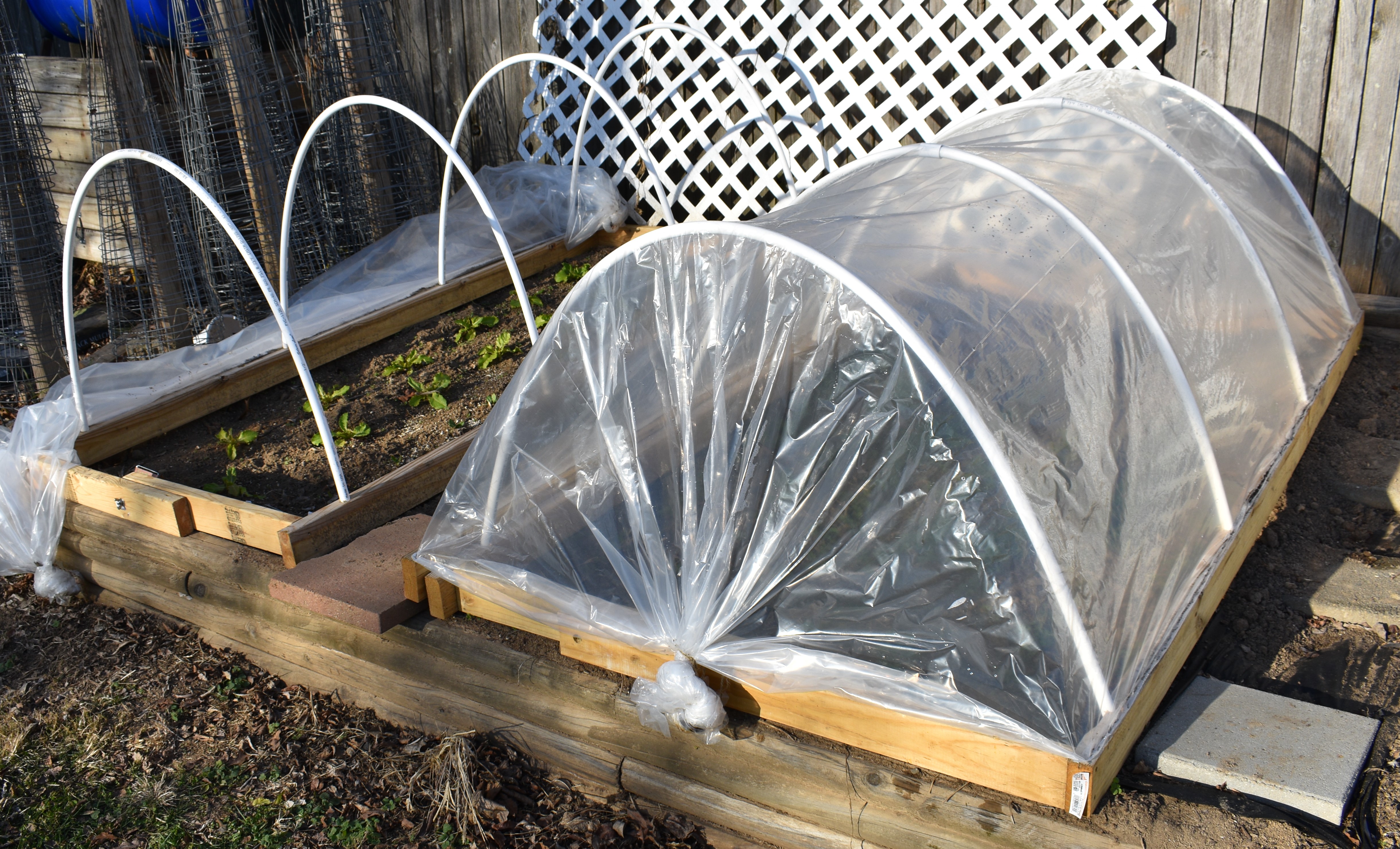Adjustable Frame Low Tunnel Make Home Gardening Season Last Longer