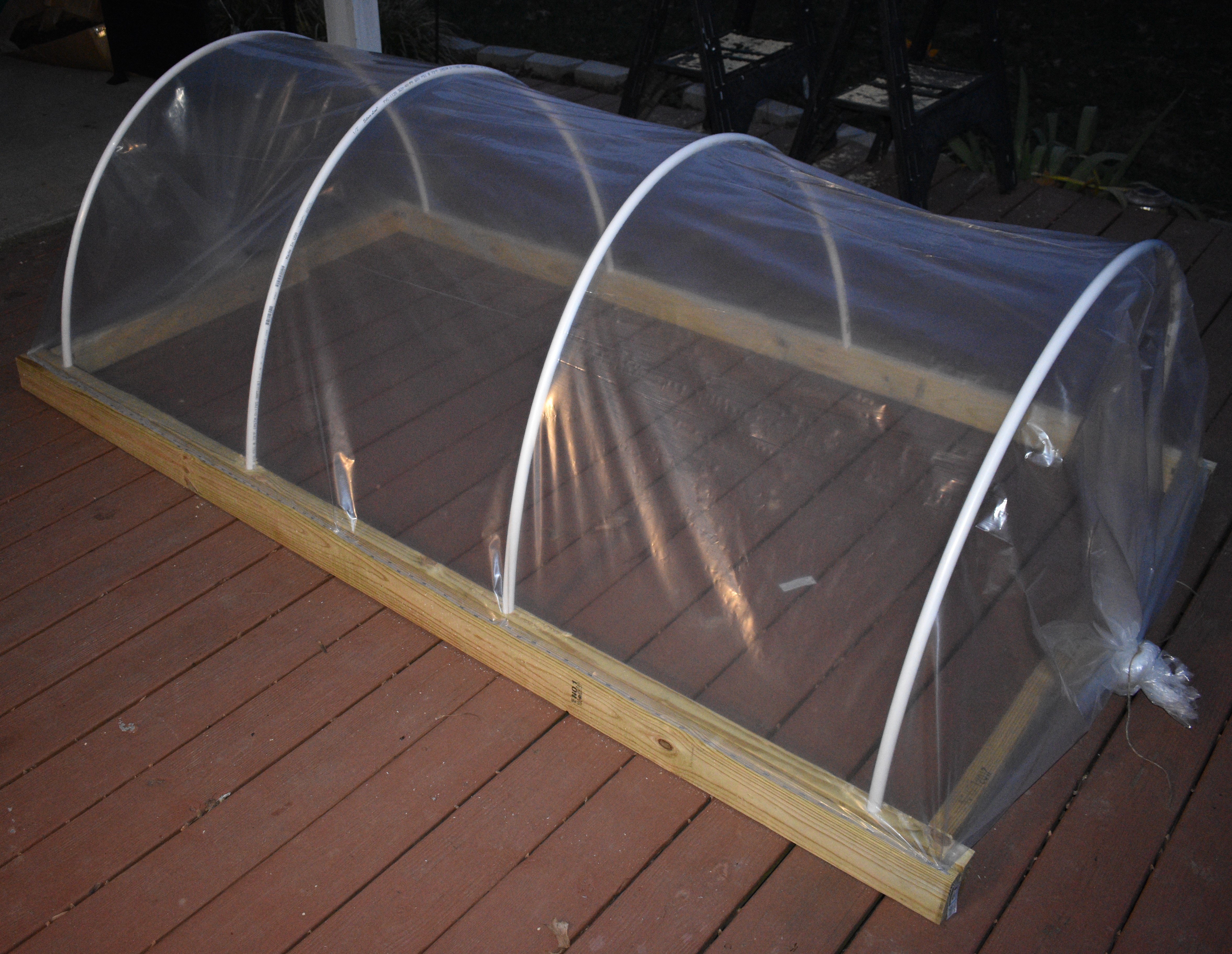 Adjustable Frame Low Tunnel Complete Instructions with Pictures