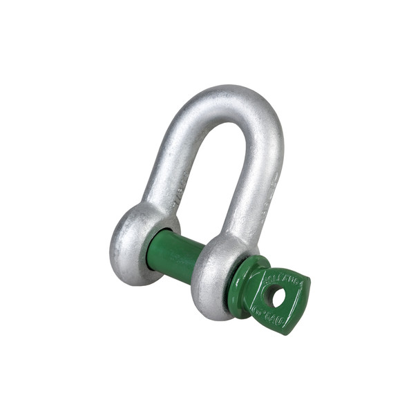 G-4151 Standard Dee Shackle SC with Screw Collar Pin by Van Beest Green Pin