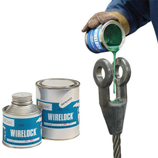 Crosby W416-7 | Wirelock Spelter Socket Resin | 500 CC | 12-Pack