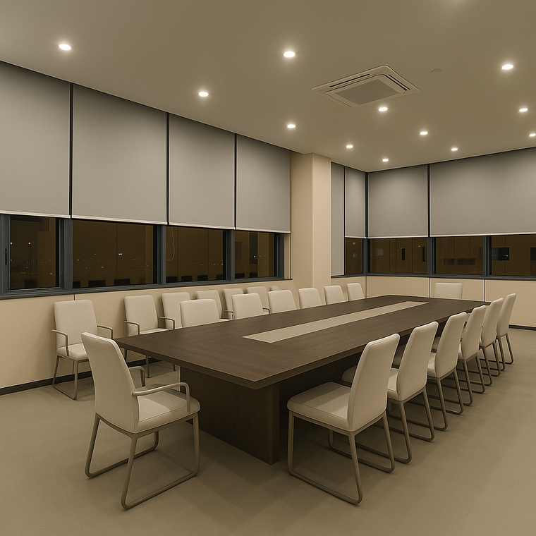 Motorized Blackout Roller Shades