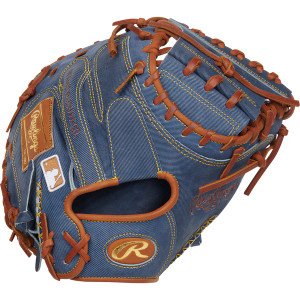 2024 Rawlings Heart of the Hide Pro Label "Denim Edition" 34" Baseball Catchers Mitt, PROCM43D
