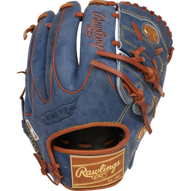 2024 Rawlings Heart of the Hide Pro Label "Denim Edition" 11.75" Baseball Glove, PRO205W-9D
