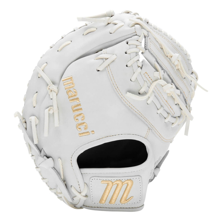 2024 Marucci Magnolia M-Type 39S3 13" Fastpitch First Base Mitt, MFGMGM39S3FP-W