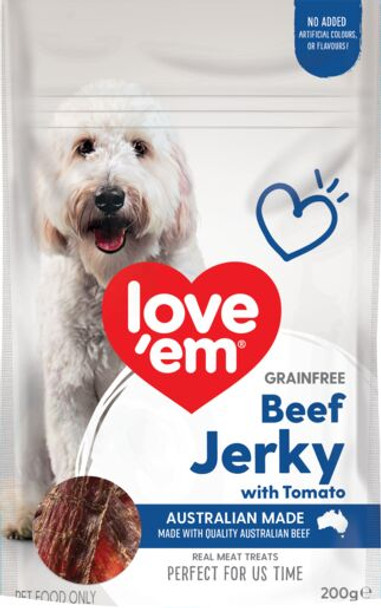 Love Em Beef & Tomato Jerky - 200g