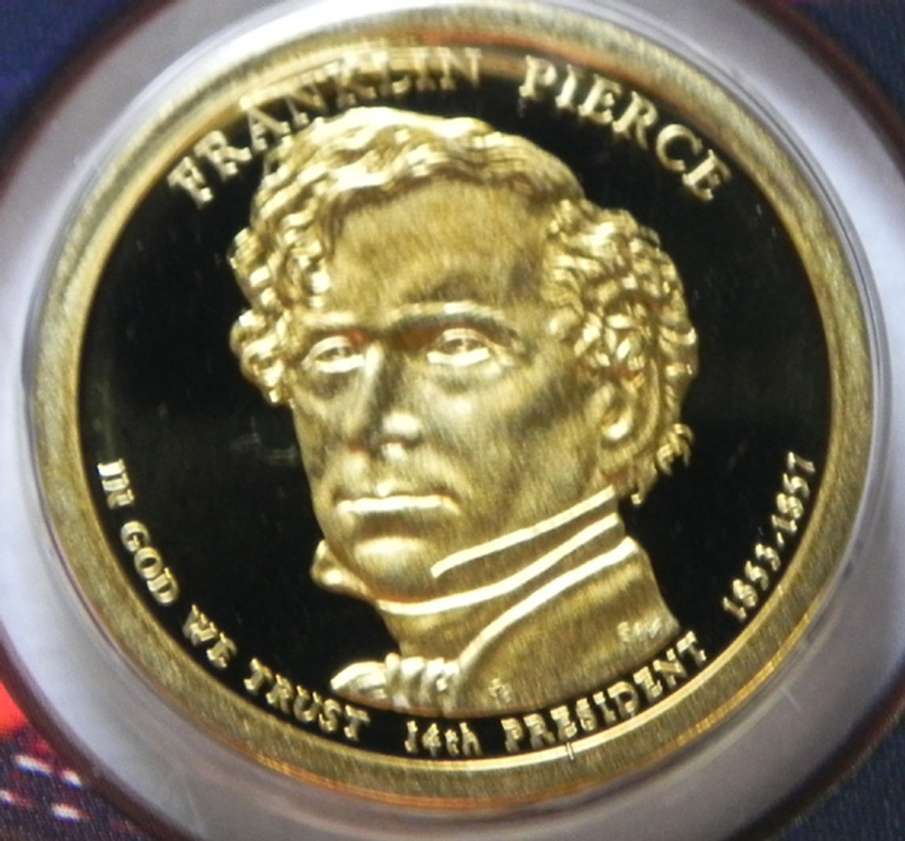 2010-S PROOF FRANKLIN PIERCE PRESIDENTIAL DOLLAR - RareCoinbroker.com