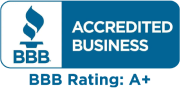 Better Business Bureau A+ rating logo
