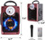 JMFinger Portable Bluetooth Speaker with Subwoofer Rich Bass Wireless Stereo Outdoor/Indoor PA Speakers ,DJ Lights, Microphone, Recording,MP3/USB/SD,Built-in Rechargeable Battery