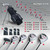 Golf Adult Packages Sets for Men 12/14/16 Piece Set RH Black/Red