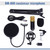 BM800 Studio Condenser Microphone Arm Stand Pop Filter Foam Cap Kit Record Accessory