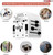 Charger Universal Adapter Multi Outlet Port 4 USB Phone Power All in One Multi Cable Multiple Phone Charge 2.1 Amp Wall Plug White 5 Core UTA W