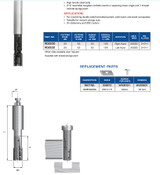 Insert Router Bits Plunging and Sizing with Compression Shear RD2530