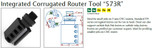 Integrated Corrugated Router Tool "573R"