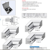 Stile and Rail Toolhead Set with 4 Profiles, 1/2" Tongue