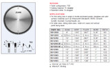 Solid Surface Saw Blades XL4000