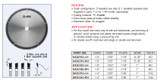 Double Cut Off Saw Blades XL4000