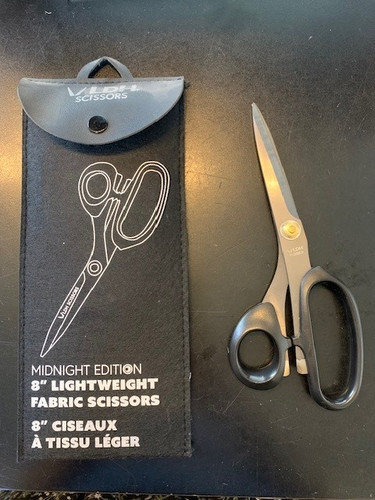 Midnight Edition 8" Lightweight Fabric Scissors