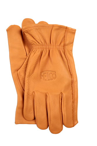 13703WXL,Felco 703W-XL 3m insulated premium genuine leather gloves, tan puncture resistant, natural color, size xl