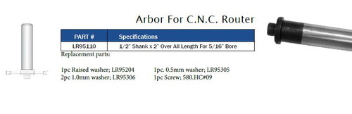 ROUTER BITS ARBOR CNC ROUTER,LR95110