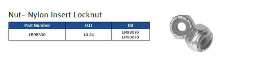 ROUTER BITS NUT NYLON INSERT LOCKNUT,LR95330,LR93076,LR93078