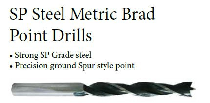 ROUTER BITS SP STEEL METRIC BRAD POINT DRILLS,FP31030,FP31040,FP31050,FP31060,FP31070,FP31080,FP31090,FP31100,FP31110,FP31120,FP31130,FP31140,FP31150,FP31160,FP31180,FP31200