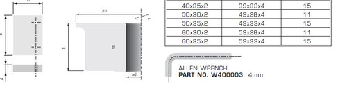 Multi-Profile Toolheads 11mm and 15mm Max Profile Depth