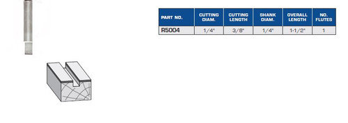 Rip and Slotting Bit Solid Carbide