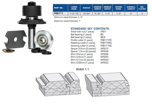 Tongue and Groove Set Radius Panel Profile