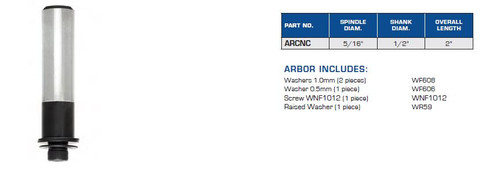 Replacement Parts - Arbor for CNC Routers