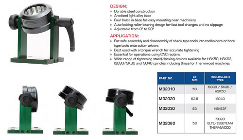 PRECISION CNC TOOLING FS ADJUSTABLE MOUNTING DEVICE TOOLHOLDERS MD2010 MD2020 MD2030 MD2060