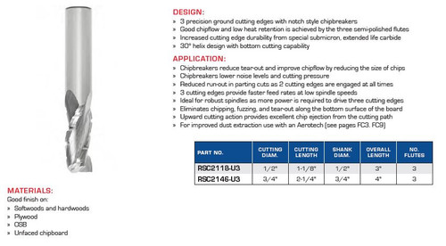 Chipbreaker Upcut Z=3