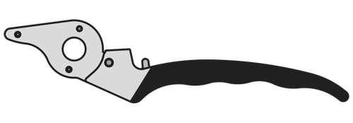 121001,felco 100/1 Complete handle assembly without blade
