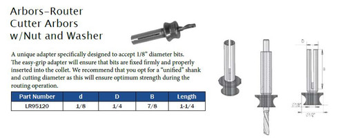 ROUTER BITS ARBOR ROUTER CUTTER NUT WASHER,LR95120