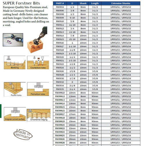 ROUTER BITS SUPER FORSTNER BITS,F80904,F80906,F80908,F80909,F80910,F80911,F80912,F80913,F80914,F80915,F80916,F80917,F80918,F80919,F80920,F80921,F80922,F80924,F80926,F80928,F80930,F80932,F80934,F80935,F809M10,F809M12,F809M13,F809M14,F809M15,F809M16,F809M17,F809M18,F809M19,F809M20,F809M22,F809M24,F809M25,F809M26,F809M28,F809M30,F809M32,F809M34,F809M35,F809M38,F809M40,F809M45,F809M50