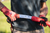 13701L,Felco 701L Workwear gloves of 13 gauge jppe knitted with nitrile coating, red and black, size l
