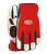 13702XL,Felco 702XL Workwear gloves, red & white, partly constructed with genuine leather, size xl