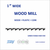 bandsaw blades,1" Carbon WOODMILL, Flexback, Hard Edge (.042in)