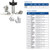 ROUTER BITS INDUSTRIAL QUALITY SEVEN RABBETING DEPTH ROUTER BIT SETS BALL BEARING GUIDES R2960 R2961