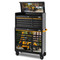 JCB 42’’ Roller Cabinet and Top Tool Chest Stack with Backhoe Loader Wrap | JCBBHLSTACK