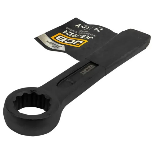 JCB 24mm Single Ring Slogging Spanner, Cr-V Steel | JCB-79324 JCB 24mm Single Ring Slogging Spanner, Cr-V Steel | JCB-79324