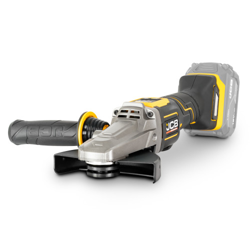 JCB Pro 18V Flat Head Angle Grinder, 5" / 125mm, Digital Speed Control, Paddle Switch and Brushless (Bare Tool) | JCB-18PFAG-125 JCB Pro 18V Flat Head Angle Grinder, 5" / 125mm, Digital Speed Control, Paddle Switch and Brushless (Bare Tool) | JCB-18PFAG-125
