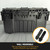 JCB Site System, 3-Piece Modular Tool Storage, Box and Organiser with Cart, 9’’ Wheel | JCB-SITESYS-ST