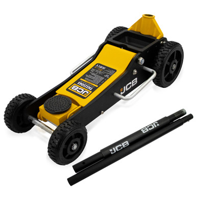 JCB 2.5 Tonne Off-Road SUV Double-Pump Aluminium Trolley Jack