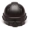 Pyramex Ridgeline Cap Style Hard Hat 4-Point Ratchet Suspension - HP44117 - Black Graphite