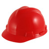 Red V-Gard Staz-On Slotted Protective Cap - Red